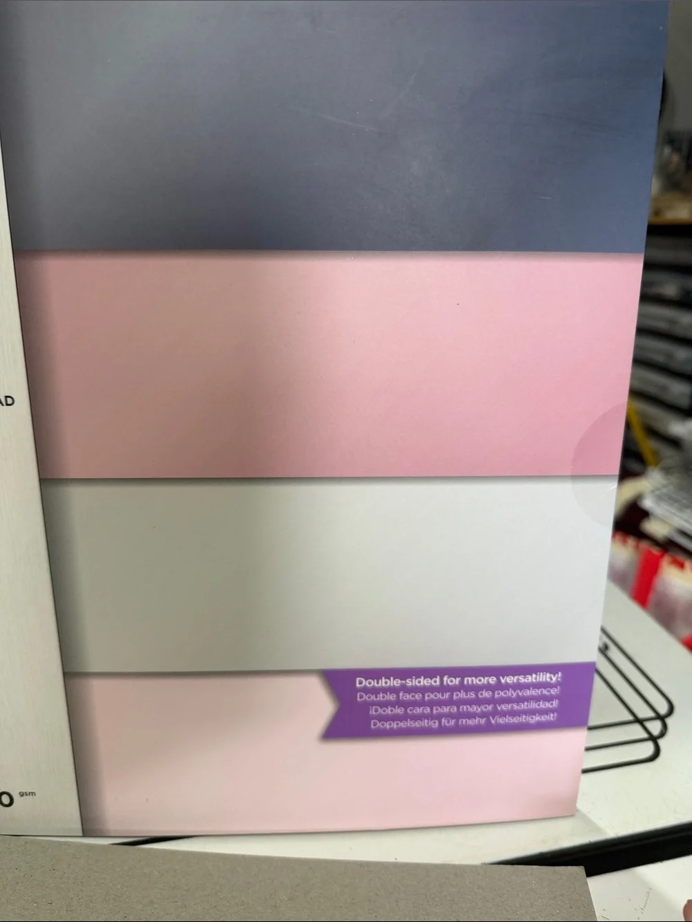 Crafters Companion Navy Blush & Navy and Blush Pearlescent Paper Pad